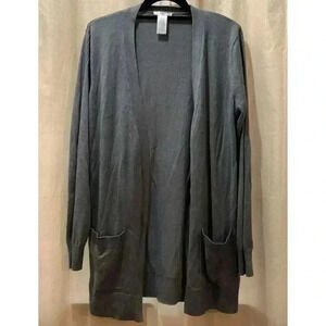 Mattie M Cardigan Gray Size Large